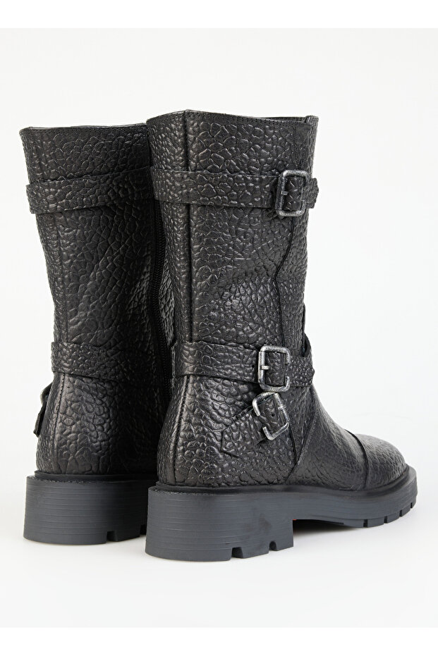 Maisel Kadın Siyah Deri Bot - 3