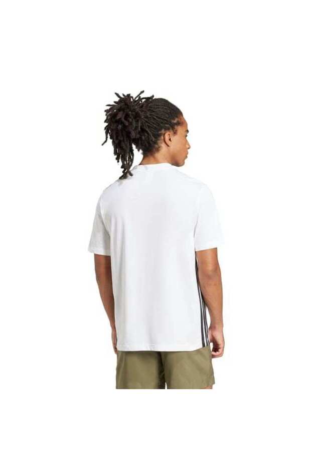 Essentials 3-Stripes Single Jersey Tişört - 5