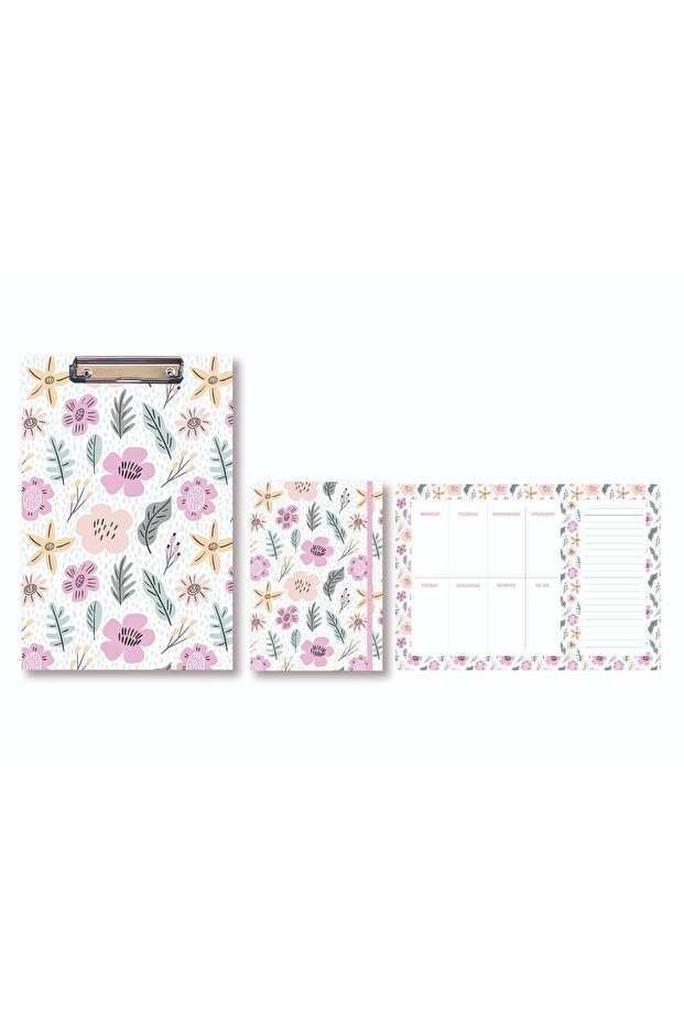 Atakids Lizy Secretarial File, Notebook and Weekly Planner Set of 3 - 2