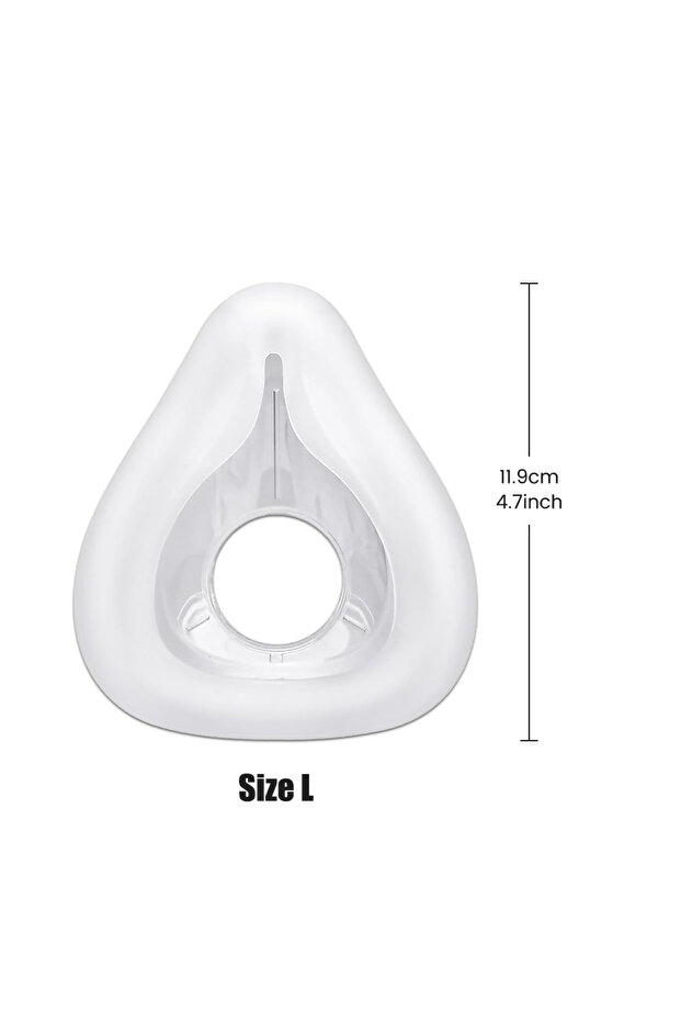 L size 1pcs-Airfit F20 Silicone Replacement Cushions, Compatible with Res'med Face Masks, Full Face