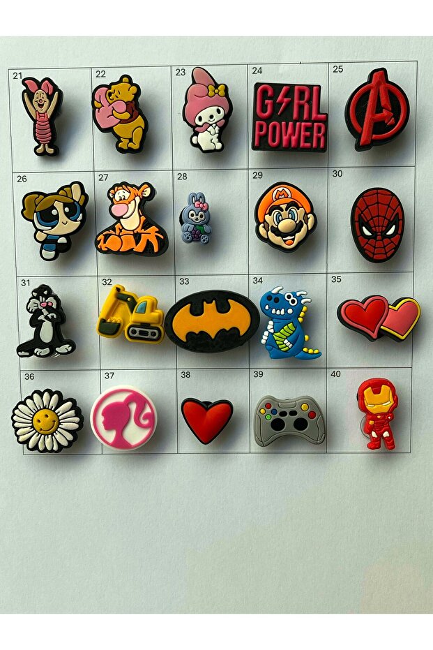 Jibbitz Jibbits Terlik Süsü 10 Adet Süsü Ne Istediğini Seç - 2