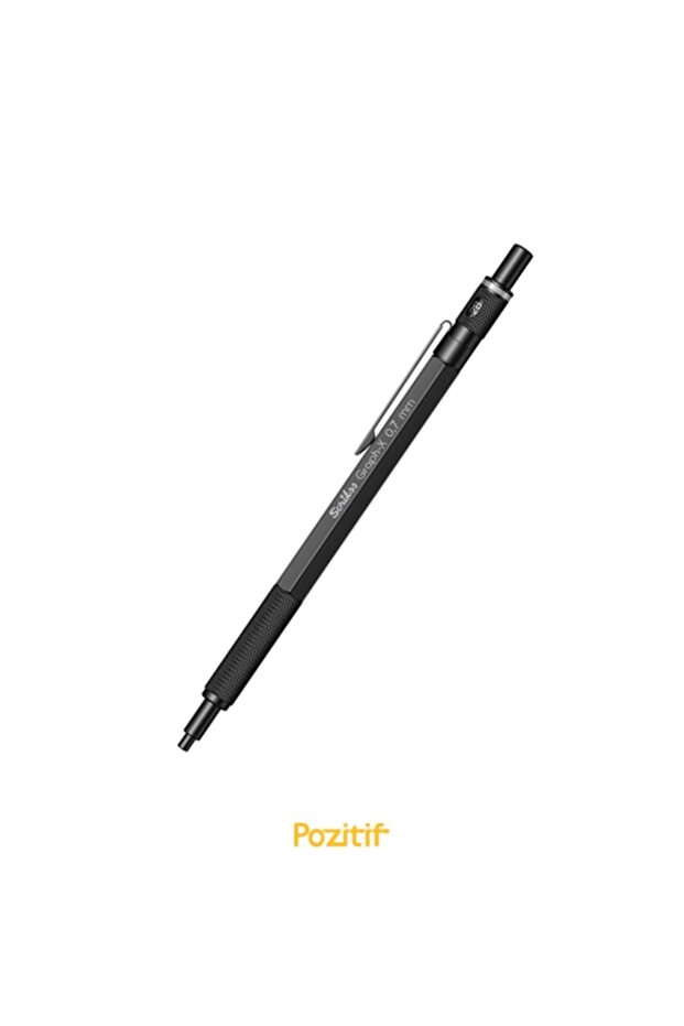 Graph-x Versatil 0.7 Mm Mat Siyah, Şeffaf Amb. - 1