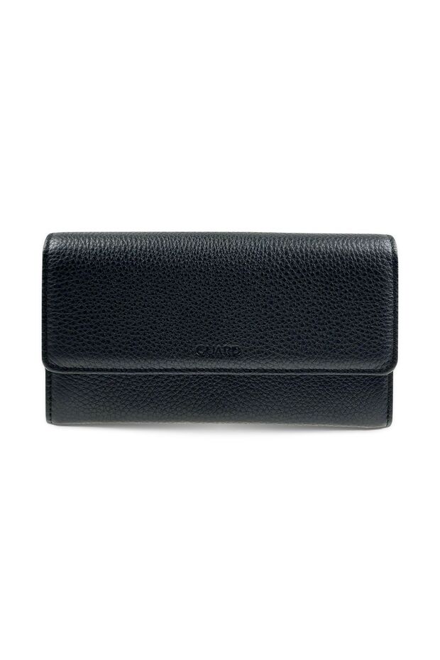 Genuine Leather Portfolio - Check and Handbag