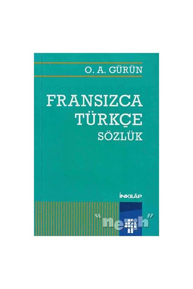 Fransızca Türkce Sözlük İnkılap Kitabevi /