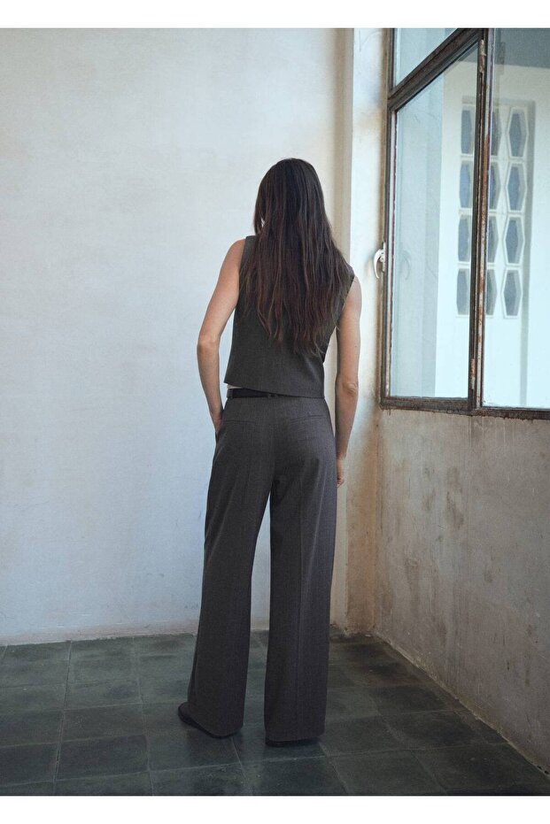 Düğmeli takım yelek - 4