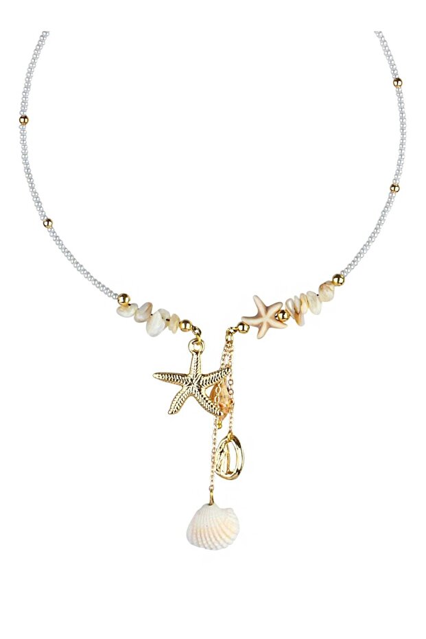 Sea Objects Collar Necklace - 1