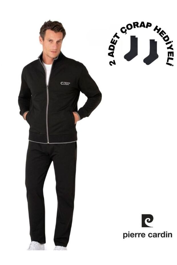 Seasonal Zippered & Pocketed Straight Leg Tracksuit Set T2H0Cl1Vr7Pcvr