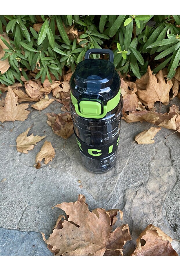Motivational Water Bottle Transparent 800ml Water Bottle Sports Water Bottle Bpa Free (with Strap)