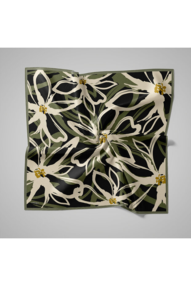 Eșarfă naturală |   Daisy liniară - 1