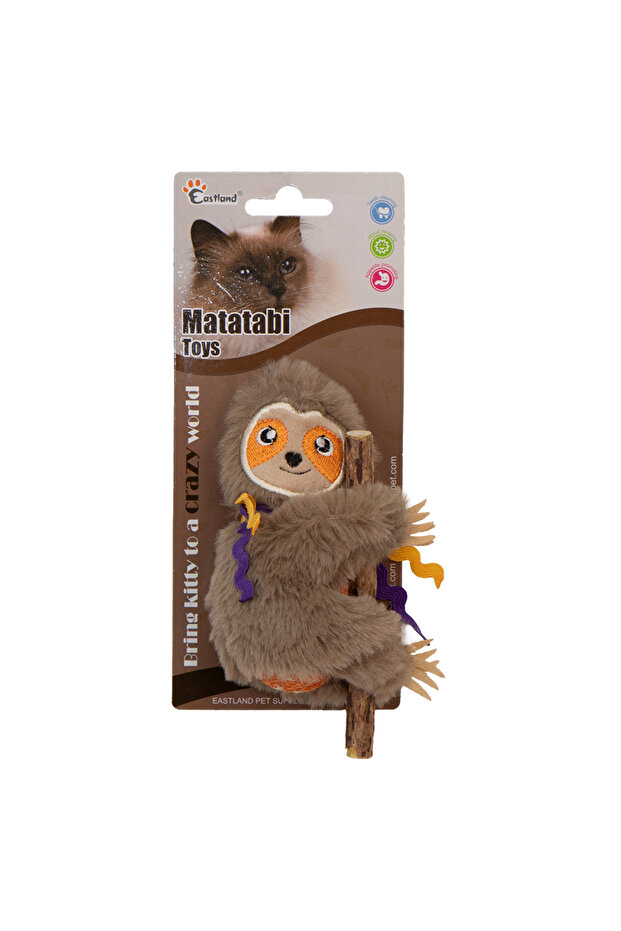 Plush Sloth with Catnip 8,5cm - 1