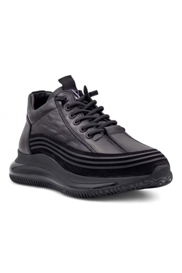 E053 Natural Leather Anatomic Comfortable Non-Slip Sole Men's Shoes