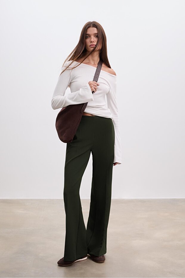 Dökümlü pantolon - 2