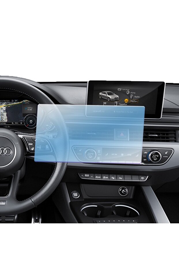 Hydrogel Navigation Screen Protector for Audi A4 - 4