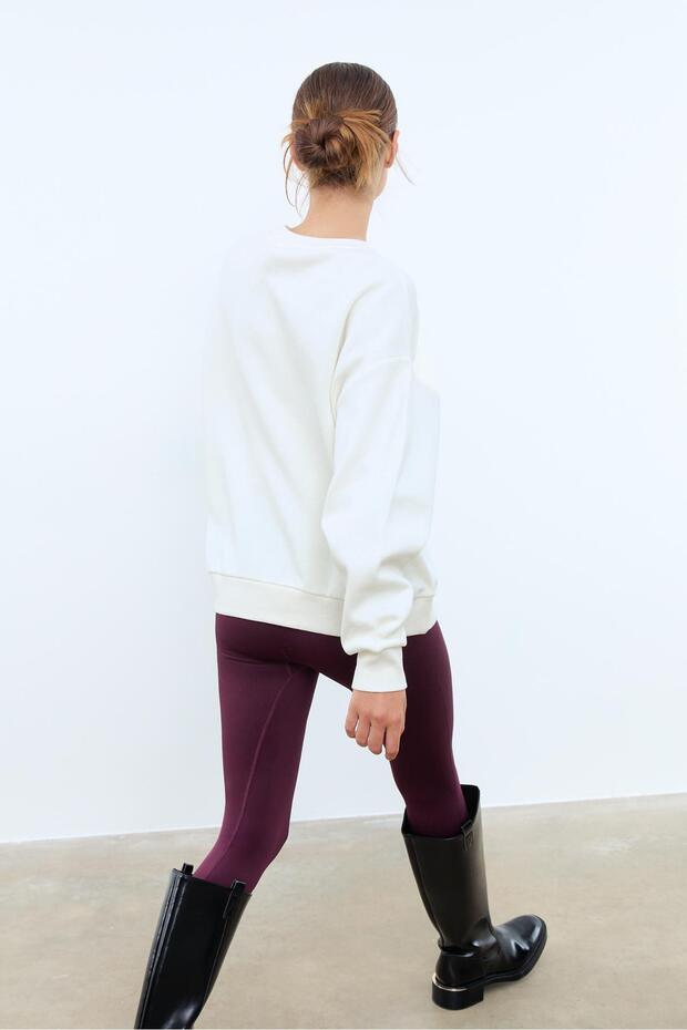 Nakışlı sweatshirt - 5