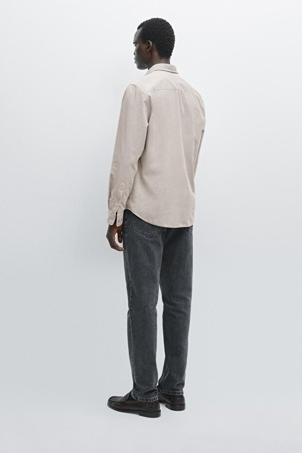 Fitilli regular fit gömlek - 3