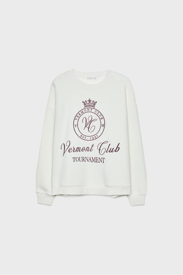 Nakışlı sweatshirt - 6