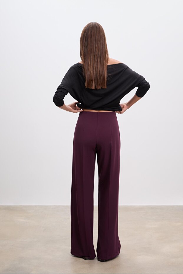 Dökümlü pantolon - 5