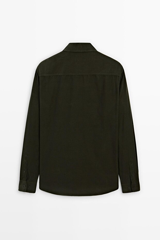 Fitilli regular fit gömlek - 8