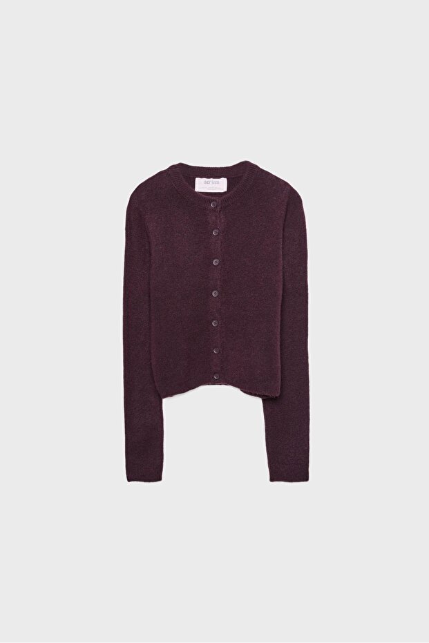 Düğmeli örgü ceket - 6