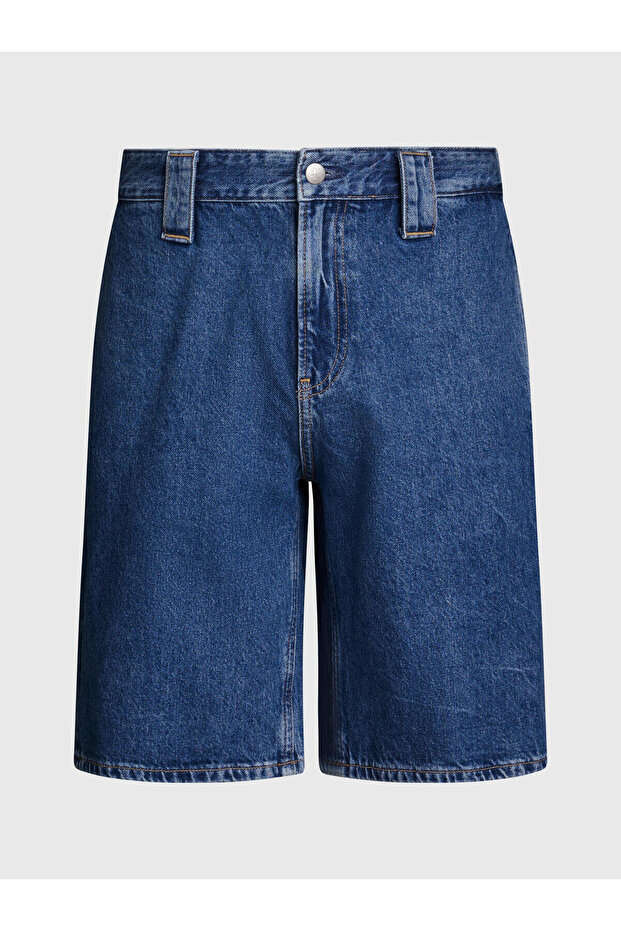 TROUSER SHORT Erkek Mavi Şort - 1