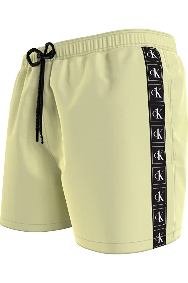 MEDIUM DRAWSTRING Erkek Yeşil Deniz Şortu - 2