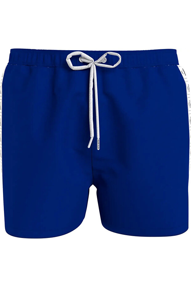 MEDIUM DRAWSTRING Erkek Mavi Deniz Şortu - 1