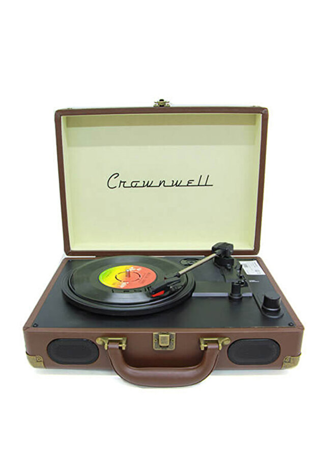 Crownwell Retro Pikap – Ahşap Gövde, Bluetooth ve Hoparlör Girişli - 2