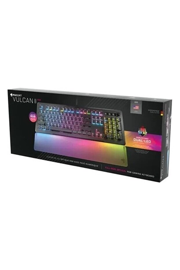 Vulcan Iı Max – Optik-Mekanik Pc Oyun Klavyesi Siyah Vulcan Iı Max Linear - 1