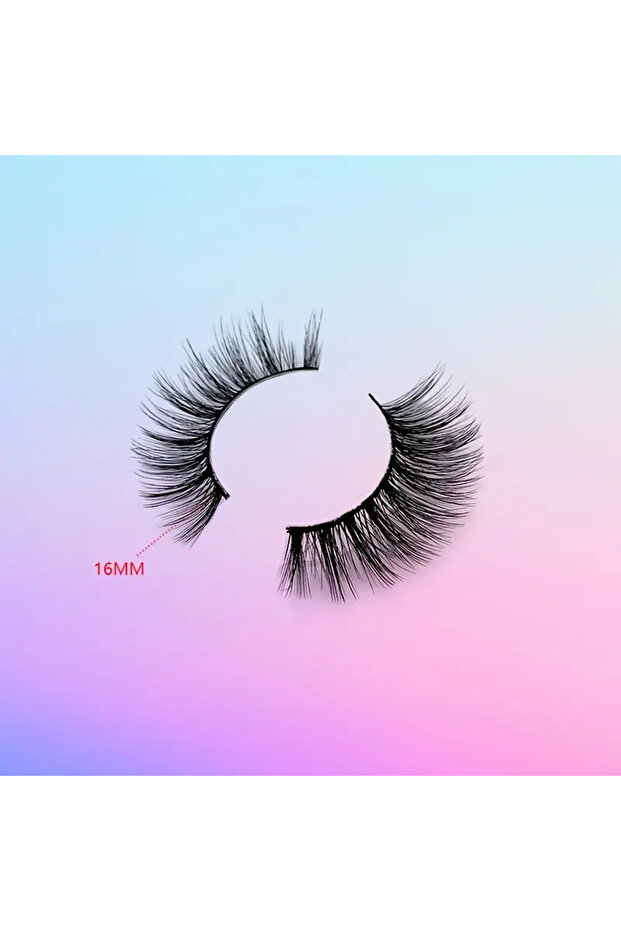 20 Çift 3D Takma Mink Kirpikler Doğal Dramatik Hacim ve Kirpik Uzatmak için - 6