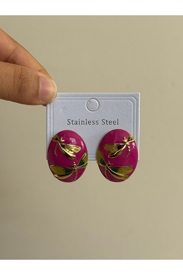 أقراط اليعسوب الوردي - 3