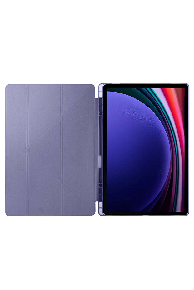 Galaxy Tab S11 Ultra Compatible Tri-Folding Case with Pen Compartment - 4