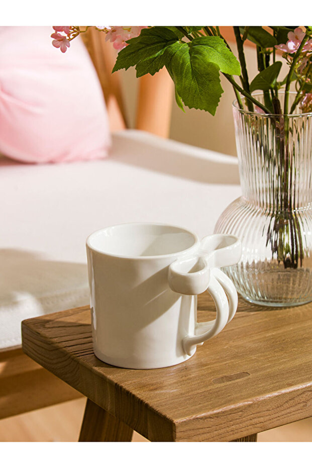 Sparkling Choices from Shining Store |   Ceramic Mug with Bow Detail 360 ml - 2