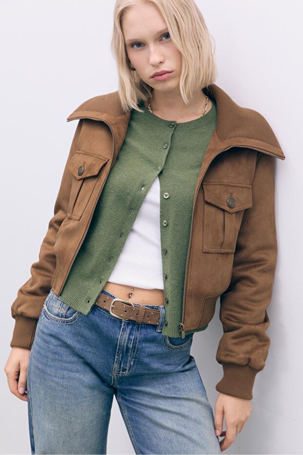 Ribanalı kısa ceket - 2