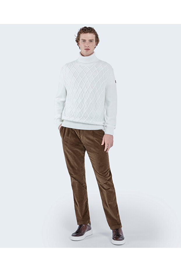 MEN'S WOOLLEN TURTLENECK - 4