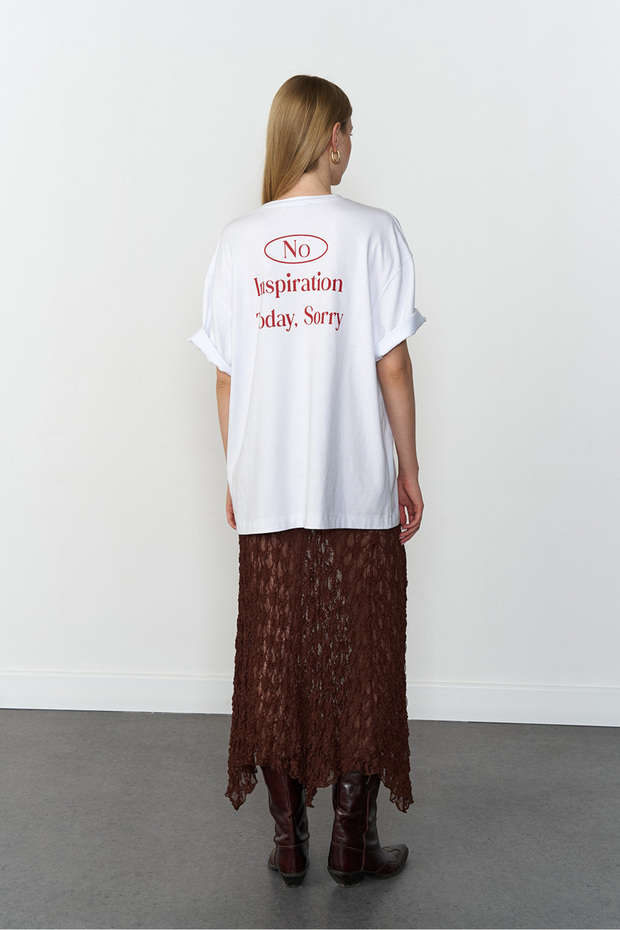 Sırtı Baskılı Tshirt - 4