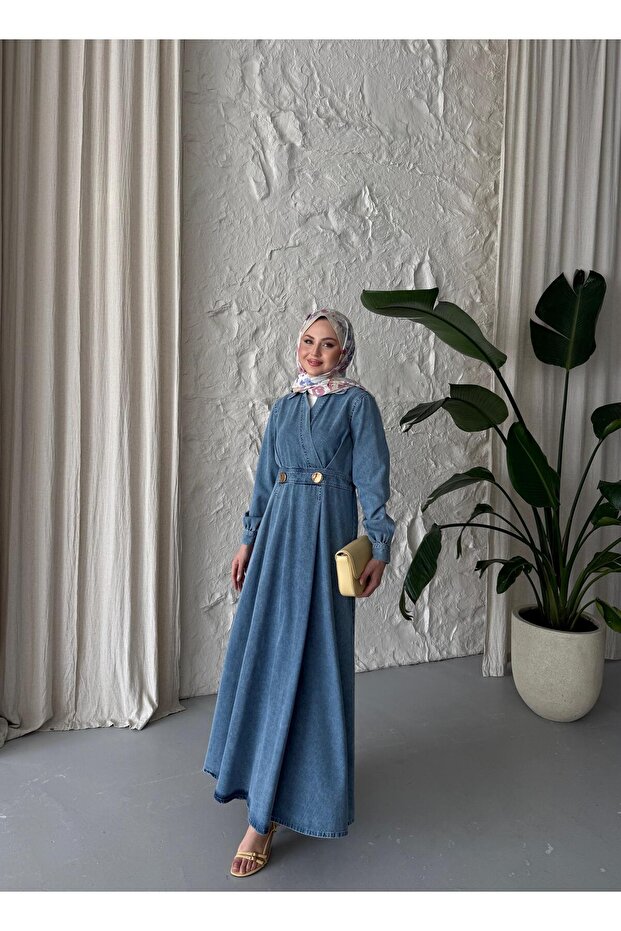 DENİM ELBİSE - 3