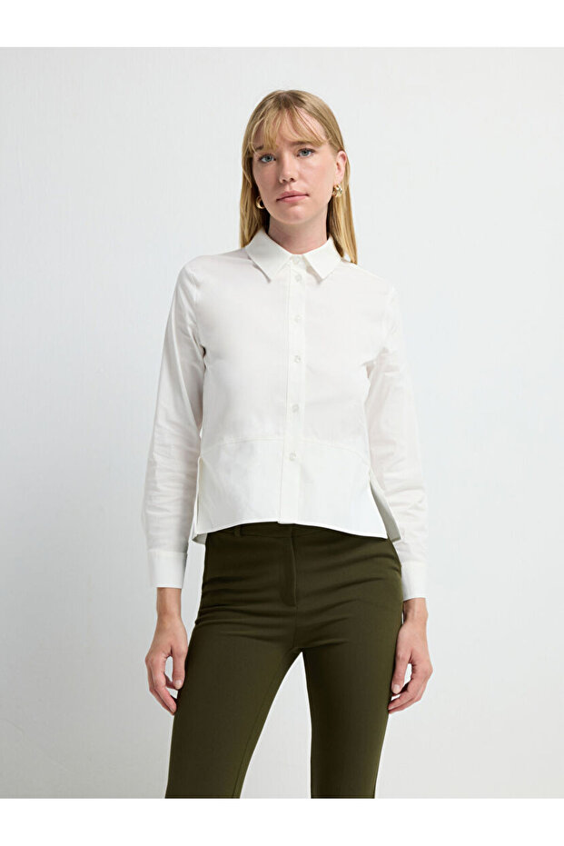 Dikiş Detaylı Gömlek - 5