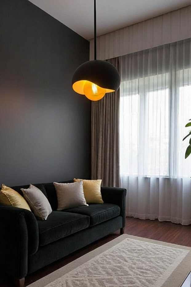 RUSTİK AMPULLÜ BOHEM PİNTEREST SARKIT AVİZE - 4