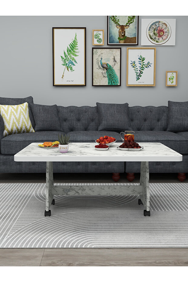 TEKERLEKLİ ORTA SEHPA MDF ÜRETİM MASA - 1