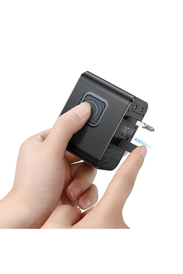 CP-3260 25W Evrensel Seyahat Adaptör Type-C To Type-C kablo dahili - 3