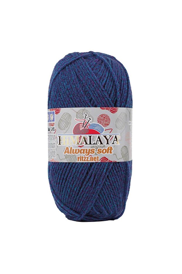Always Soft 77012 Mor Mavi Kırçıllı - 1