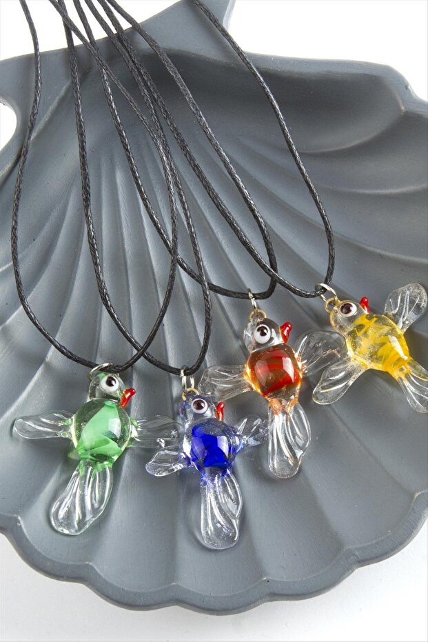 Bird Glass Necklace