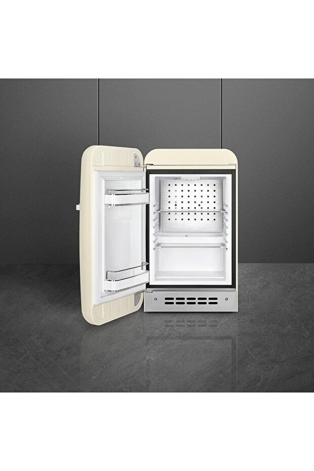 50'S Style Retro KremMini Buzdolabı FAB5LCR Sol Kapı - 1