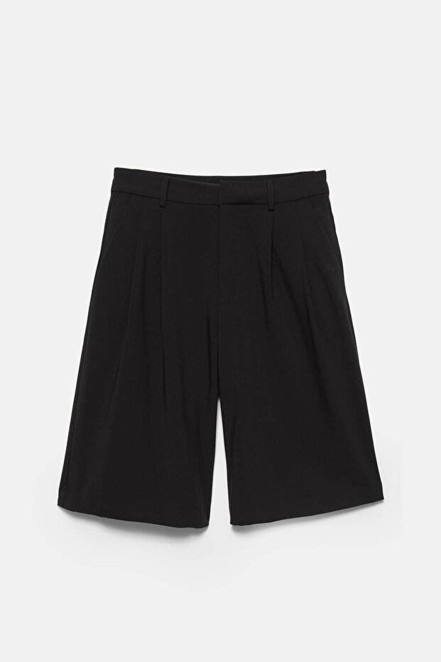 شورت برمودا أنيق مع طيات - 5