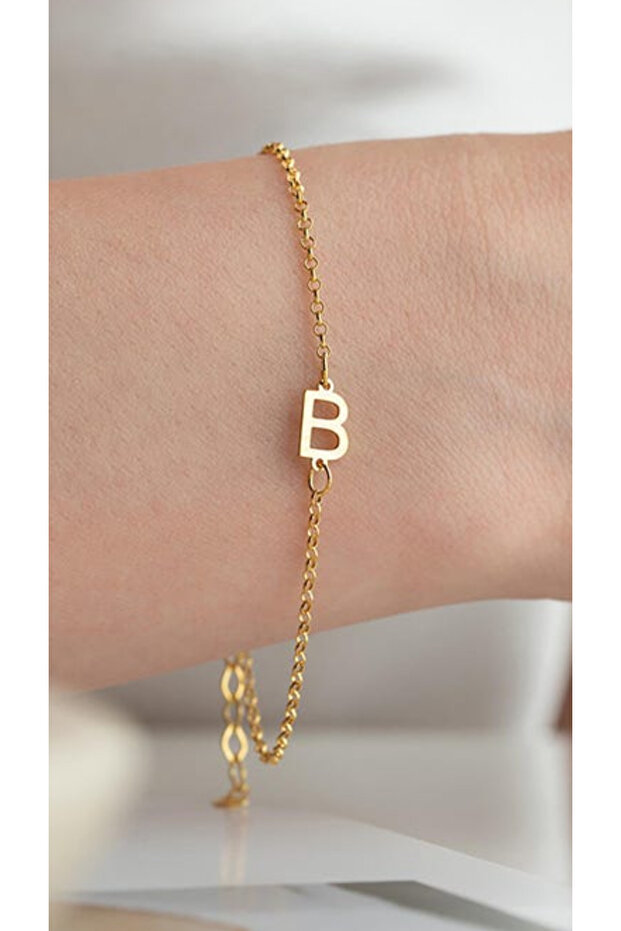 Harfini Seç Bileklik 925 Ayar - 2