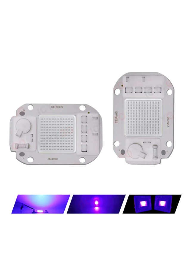 50 Watt Ultraviyole UV Cob Led 220 Volt Full Spectrum - 1
