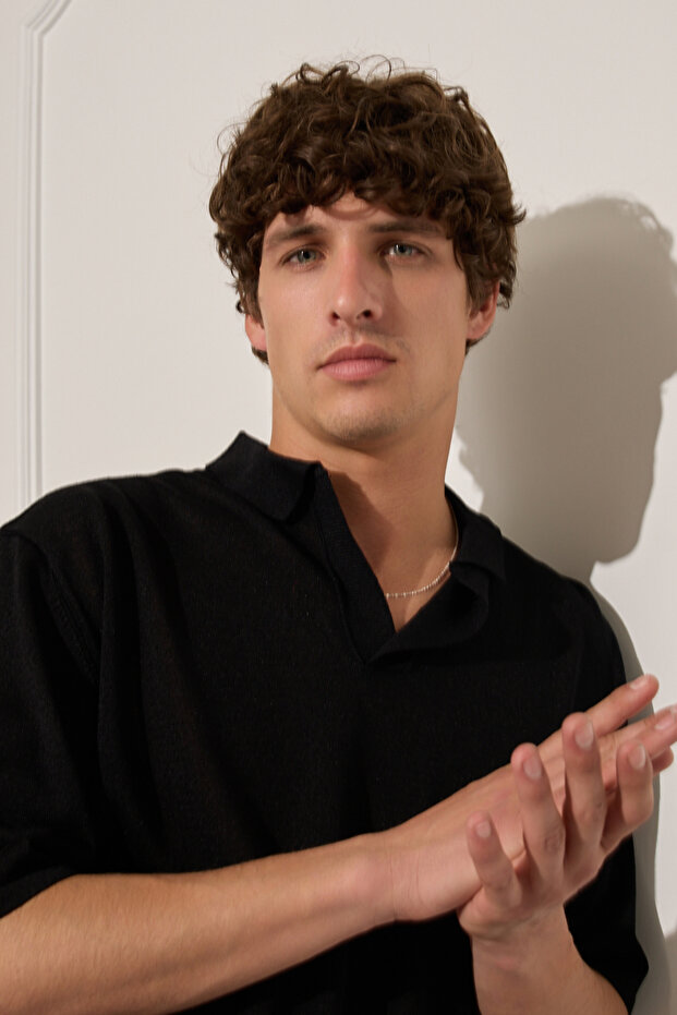 Polo Yaka Trıko Tshırt - 3