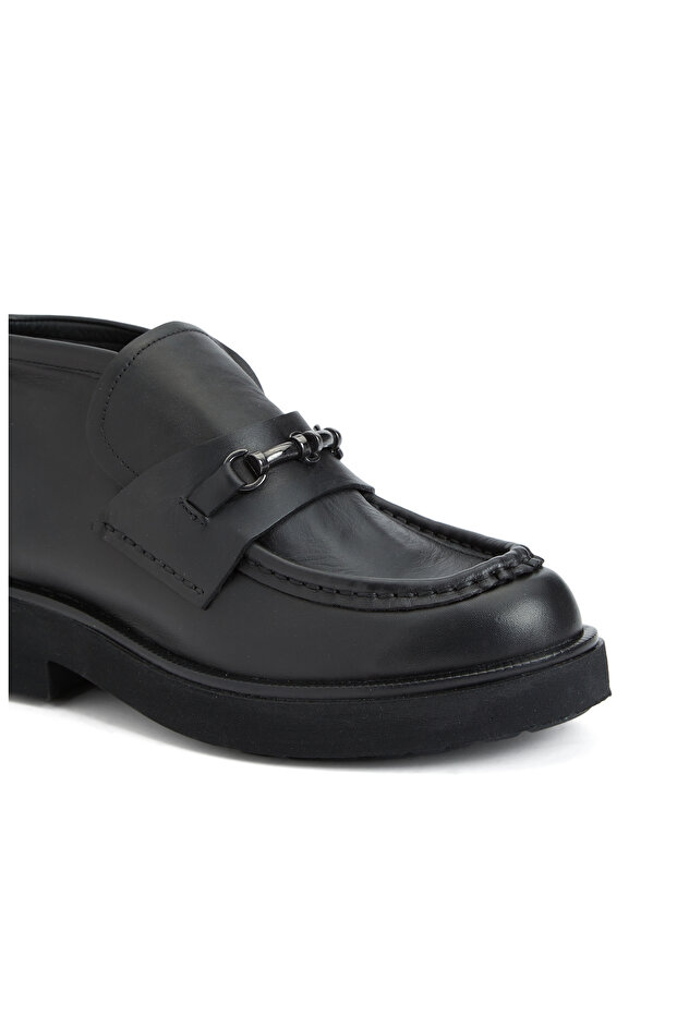 Siyah Kadın Deri Bot - 6