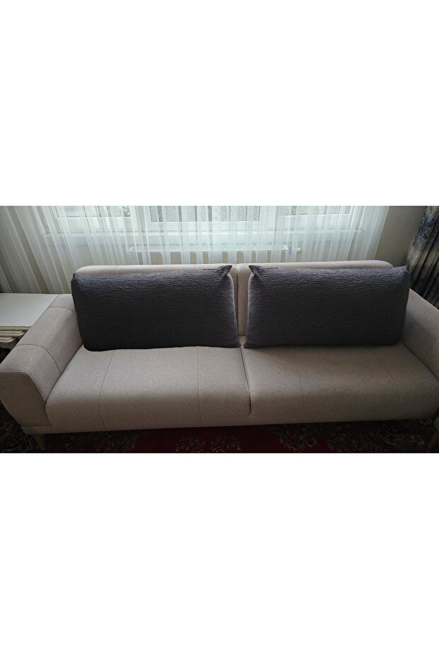 قطعتان من غطاء الوسادة جاكار عالي الجودة مقاس 90 سم × 45 سم