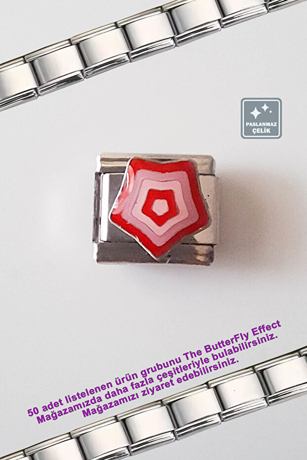 Italian Steel Bracelet - Single Charm